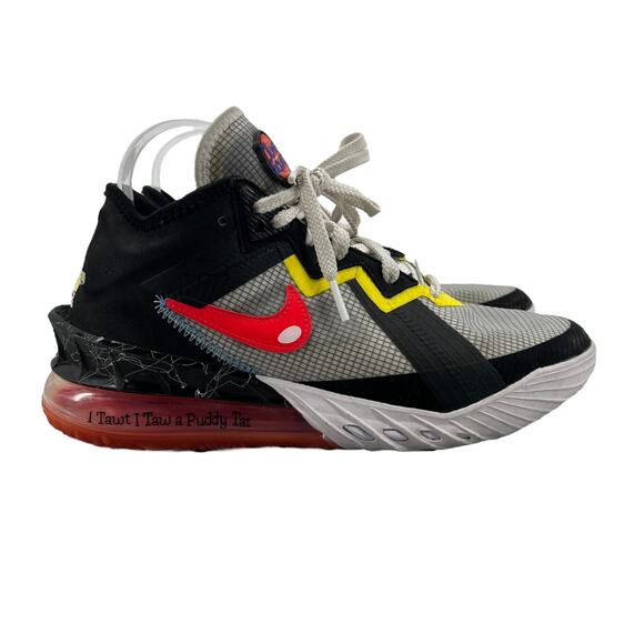 Nike Mens 7.5 Shoes LeBron 18 XVIII Sylvester vs Tweety Space Jam Basketball - Picture 1 of 15
